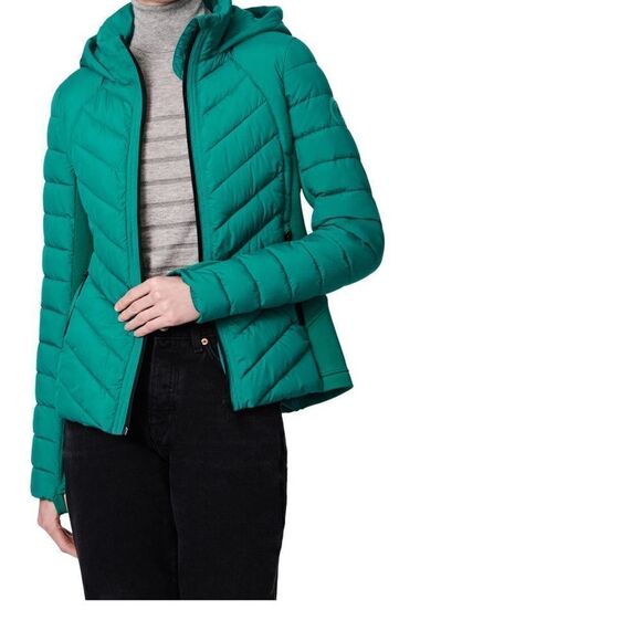 Bernardo quilted lightweight puffer jacket size L - Picture 1 of 9